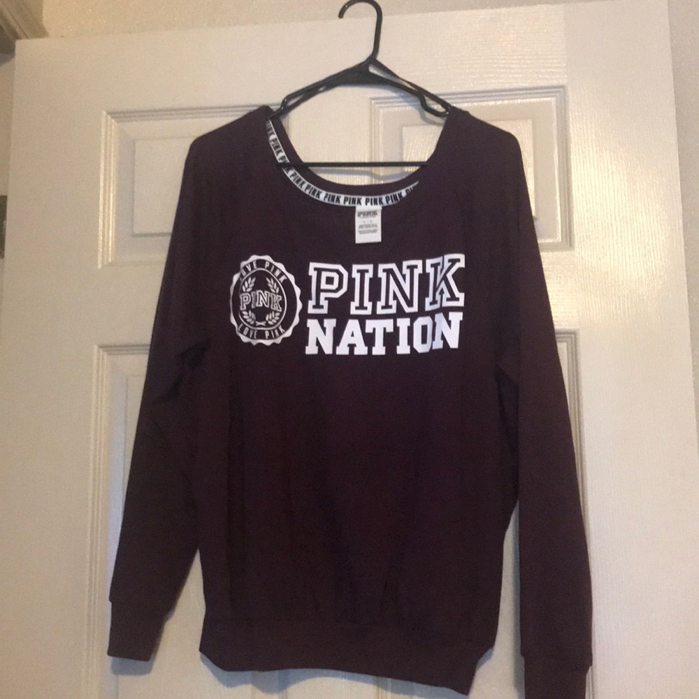 Off the shoulder PINK sweater